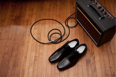 electrical cord nobody - Dress Shoes by Amplifier Stock Photo - Premium Royalty-Free, Code: 600-03587174