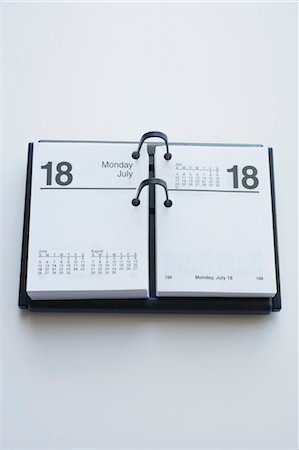 fecha - Calendrier Photographie de stock - Premium Libres de Droits, Code: 600-03615709