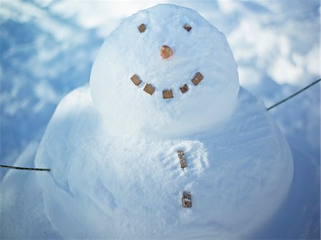 Snowman Foto de stock - Royalty Free Premium, Número: 600-03621306