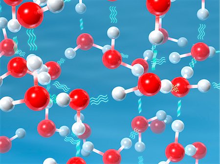 simsearch:614-08869767,k - Water Molecules Stock Photo - Premium Royalty-Free, Code: 600-03621456