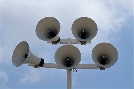 post (structural support) - Loud Speakers Stock Photo - Premium Royalty-Free, Code: 600-03622656