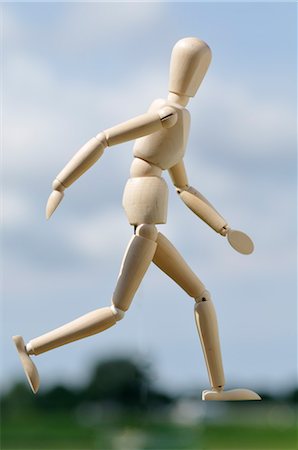 figurilla - Wooden Figure Foto de stock - Sin royalties Premium, Código: 600-03622657