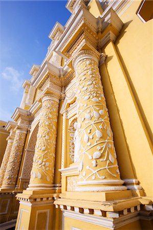 Iglesia La Merced, Antigua, Sacatepequez Department, Guatemala Stock Photo - Premium Royalty-Free, Code: 600-03638808