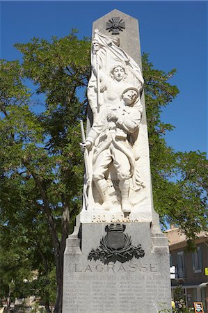 Denkmal, Lagrasse, Aude, Languedoc-Roussillon, Frankreich Stockbilder - Premium RF Lizenzfrei, Bildnummer: 600-03644815