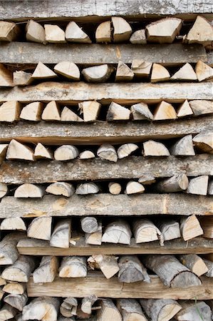 Stacks of Wood, Brienz, Interlaken-Oberhasli, Canton of Berne, Switzerland Stock Photo - Premium Royalty-Free, Code: 600-03644963