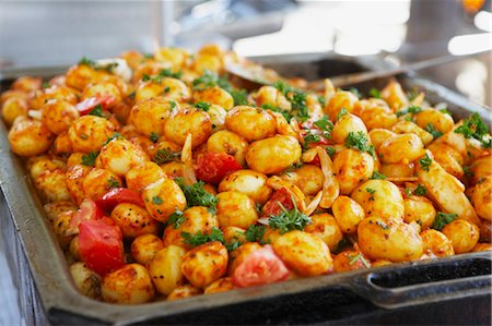 food europe - Close-up of Potato Dish, Arles, Bouches-du-Rhone, Provence, Provence-Alpes-Cote d'Azur, France, Europe Stock Photo - Premium Royalty-Free, Code: 600-03654660