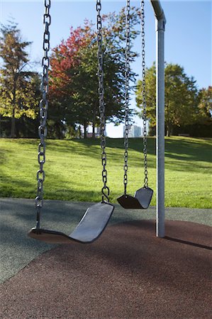 playground not people - Swing Set Stock Photo - Premium Royalty-Free, Code: 600-03665740