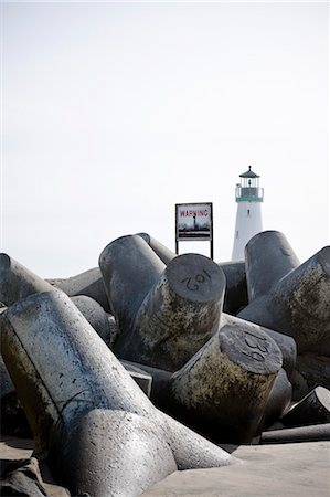 Phare de Walton, Santa Cruz, Californie, USA Photographie de stock - Premium Libres de Droits, Code: 600-03686124