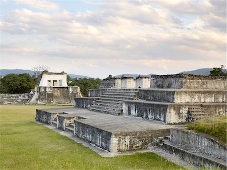 Mayan Ruins, Zaculeu, Huehuetenango, Huehuetenango Department, Guatemala Stock Photo - Premium Royalty-Free, Code: 600-03686145