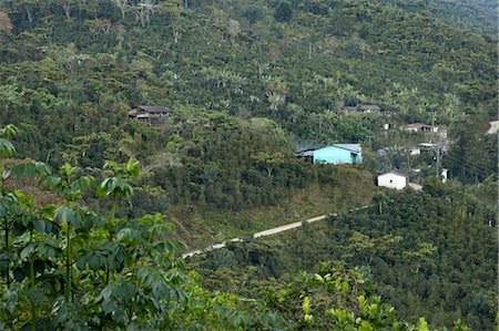 Houses on Hillside, Agua Dulce, Huehuetenango Department, Guatemala Stock Photo - Premium Royalty-Free, Code: 600-03686156