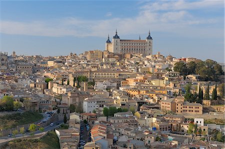 Alcazar de Toledo, Tolède, Province de Tolède, Castilla La Mancha, Espagne Photographie de stock - Premium Libres de Droits, Code: 600-03682261