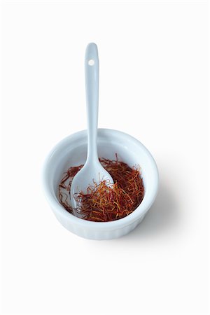 saffron strand - Bowl of Dried Saffron Strands Stock Photo - Premium Royalty-Free, Code: 600-03698154