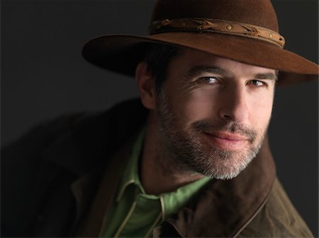 Portrait of Cowboy Stock Photo - Premium Royalty-Free, Code: 600-03719971