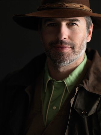 Portrait of Cowboy Stock Photo - Premium Royalty-Free, Code: 600-03719973