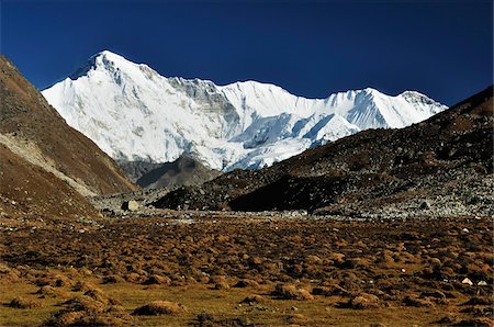 Cho Oyu, Gokyo, Sagarmatha National Park, Khumbu, Solukhumbu District, Sagarmatha, Purwanchal, Nepal Foto de stock - Sin royalties Premium, Código: 600-03737725