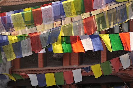 Gebetsfahnen, Boudhanath, Kathmandu, Bagmati, Madhyamanchal, Nepal Stockbilder - Premium RF Lizenzfrei, Bildnummer: 600-03737723