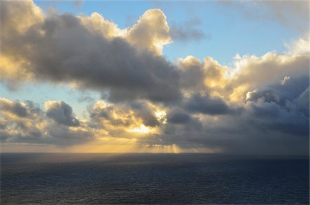 Sunset Over the Atlantic Ocean, Madeira, Portugal Stock Photo - Premium Royalty-Free, Code: 600-03737994