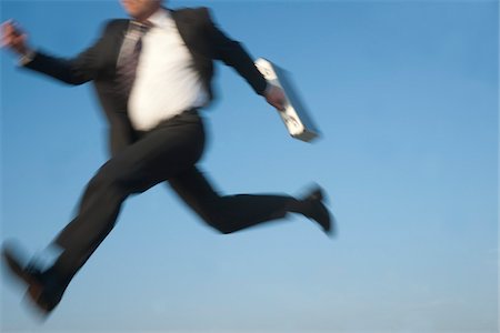 Businessman Jumping, Mannheim, Baden-Wurttemberg, Germany Foto de stock - Sin royalties Premium, Código: 600-03738178