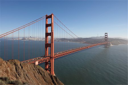 Golden Gate Bridge, San Francisco, California, USA Foto de stock - Sin royalties Premium, Código: 600-03738429