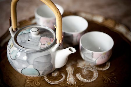 east asian (places and things) - Chinese Tea Ceremony Stock Photo - Premium Royalty-Free, Code: 600-03739032