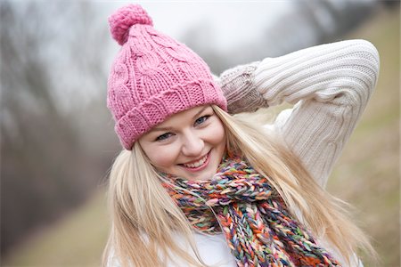 pretty - Young Woman Stock Photo - Premium Royalty-Free, Code: 600-03739323