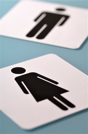 simsearch:600-03865092,k - Female and Male Signs Stock Photo - Premium Royalty-Free, Code: 600-03768643