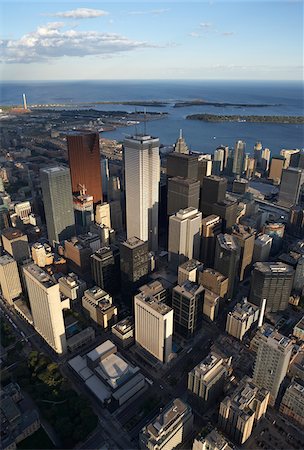 Skyline, Toronto, Ontario, Canada Foto de stock - Sin royalties Premium, Código: 600-03777124