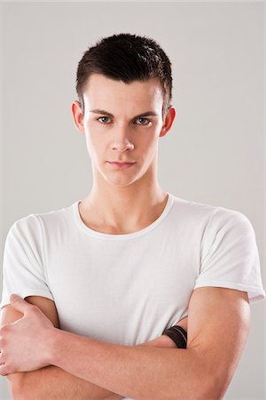 Portrait of Young Man Stock Photo - Premium Royalty-Free, Code: 600-03777812