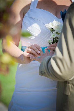 frischverheiratete - Braut und Bräutigam Stockbilder - Premium RF Lizenzfrei, Bildnummer: 600-03814733