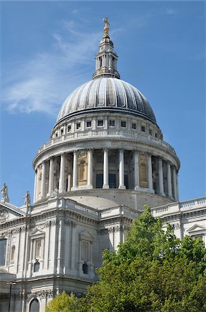 dome - St Paul's Cathedral, Ludgate Hill, City of London, London, England Stock Photo - Premium Royalty-Free, Code: 600-03836147