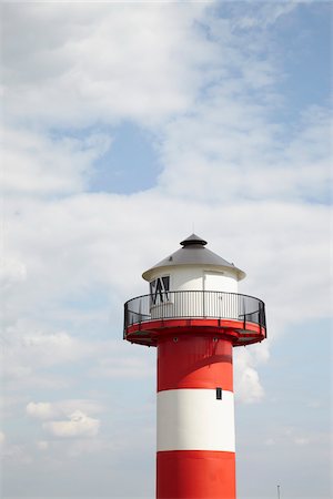 Lighthouse, Cranz, Hamburg, Germany Fotografie stock - Premium Royalty-Free, Codice: 600-03836309