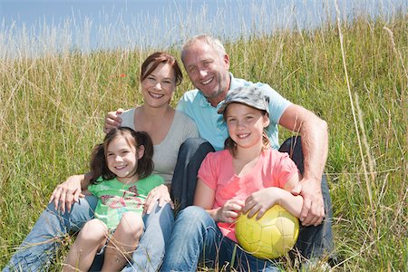 soccer girl young - Portrait of Family, Mannheim, Baden-Wurttemberg, Germany Stock Photo - Premium Royalty-Free, Code: 600-03907083