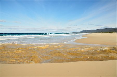 Chain of Lagoons, St Helens Point Conservation Area, Tasmania, Australia Foto de stock - Sin royalties Premium, Código: 600-03907317