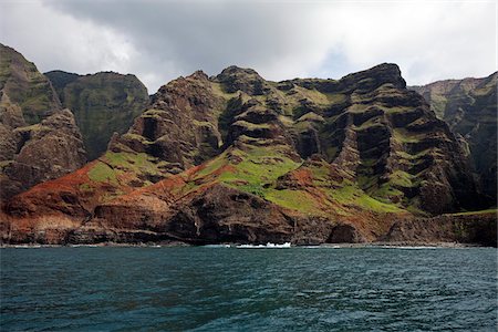 polynesian - Na Pali Coast, Kauai, Hawaii, USA Photographie de stock - Premium Libres de Droits, Code: 600-03907710