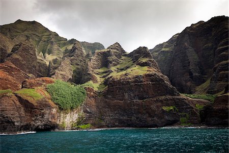 Na Pali Coast, Kauai, Hawaii, USA Photographie de stock - Premium Libres de Droits, Code: 600-03907711
