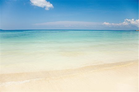 sandy beach - Peaceful scene at Mira Beach, Perhentian Kecil, Malaysia Stock Photo - Premium Royalty-Free, Code: 614-05399877
