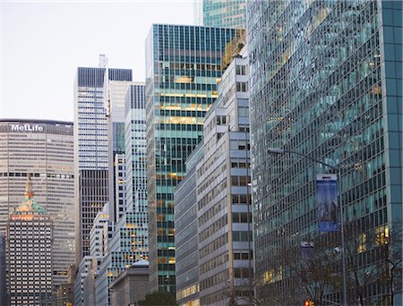 Skyscrapers on Park Avenue, New York, USA Stock Photo - Premium Royalty-Free, Code: 614-05818824