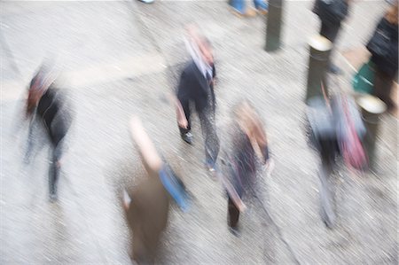 fast-paced - People walking Stock Photo - Premium Royalty-Free, Code: 614-05818866