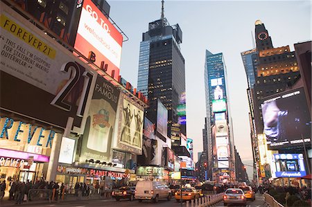 roadway new york - Times Square, New York City, USA Stock Photo - Premium Royalty-Free, Code: 614-05818891