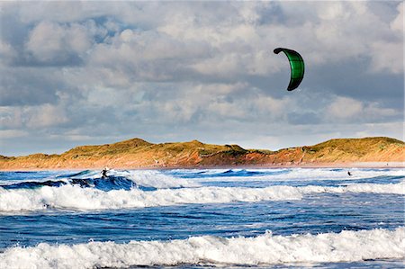 Kite boarder, doughmore beach, doonbeg, comté de clare, Irlande Photographie de stock - Premium Libres de Droits, Code: 614-06002479