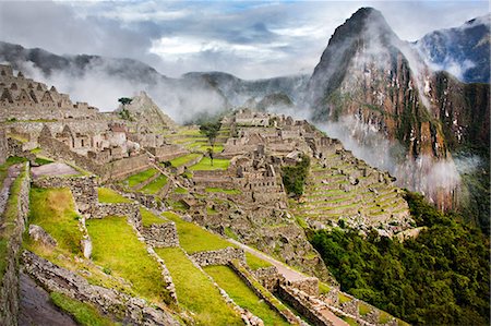 site - Machu picchu, au Pérou, en Amérique du Sud Photographie de stock - Premium Libres de Droits, Code: 614-06002489