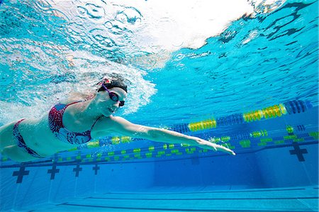 female swimming - Olympic Hopeful in Training Stock Photo - Premium Royalty-Free, Code: 614-06044251