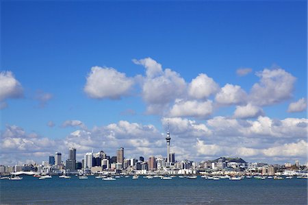 Skyline de port de Auckland, Nouvelle-Zélande Photographie de stock - Premium Libres de Droits, Code: 614-06044707