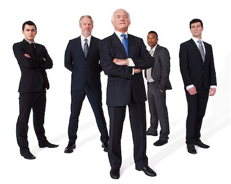 Portrait of businessmen Foto de stock - Sin royalties Premium, Código: 614-06311804