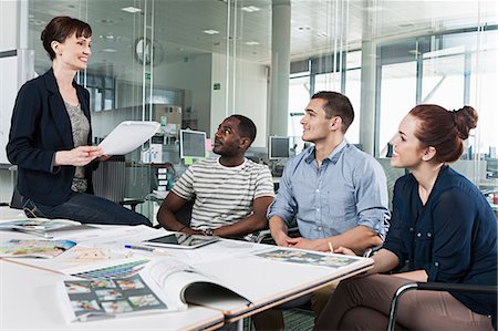 press - Colleagues planning during creative meeting Stock Photo - Premium Royalty-Free, Code: 614-06311915
