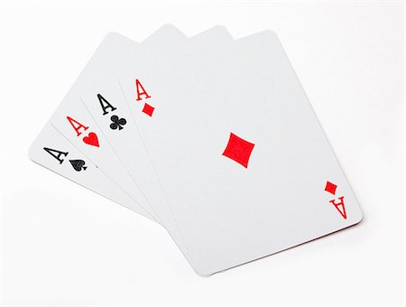 simsearch:614-06336019,k - Four aces Stock Photo - Premium Royalty-Free, Code: 614-06336023