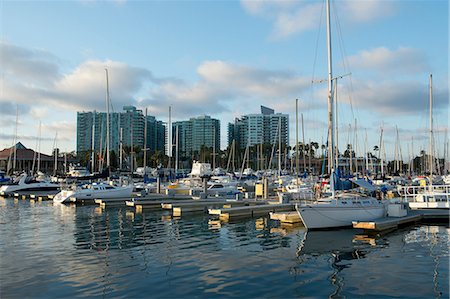 Boats in marina, venice beach, california, usa Stock Photo - Premium Royalty-Free, Code: 614-06336198