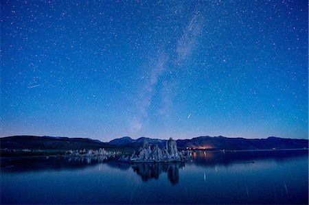evening sky - Tufa rock formation, mono lake, california, usa Stock Photo - Premium Royalty-Free, Code: 614-06336213