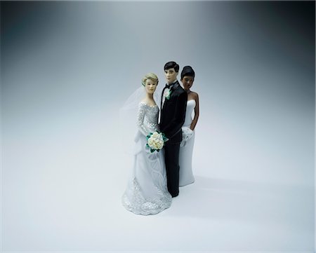 Wedding figurines Fotografie stock - Premium Royalty-Free, Codice: 614-06443129