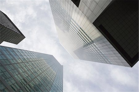 day building - Low angle view of skyscrapers Stock Photo - Premium Royalty-Free, Code: 614-06624694